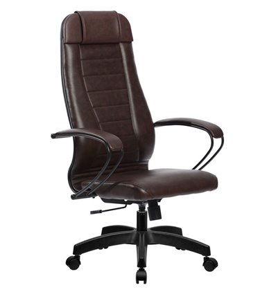 Кресло Метта Комплект 30 Pilot коричневый для руководителя, NewLeather