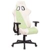 Кресло Бюрократ VIKING X Fabric GREEN игровое, ткань, цвет белый/зеленый фото 2