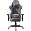 Кресло Бюрократ VIKING X Fabric NAVY игровое, ткань, цвет серый/темно-синий фото 3