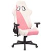 Кресло Бюрократ VIKING X Fabric PINK игровое, ткань, цвет белый/розовый фото 2