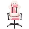 Кресло Бюрократ VIKING X Fabric PINK игровое, ткань, цвет белый/розовый фото 3