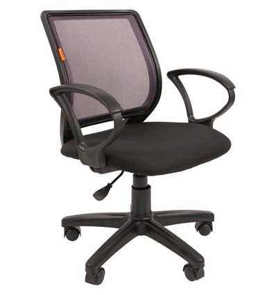 Кресло CHAIRMAN 699 GREY для оператора, сетка/ткань, цвет серый/черный