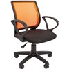 Кресло CHAIRMAN 699 ORANGE для оператора, сетка/ткань, цвет оранжевый/черный фото 1