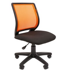 Кресло CHAIRMAN 699 Б/Л ORANGE для оператора, сетка/ткань, цвет оранжевый/черный