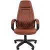 Кресло CHAIRMAN 950 LT BROWN для руководителя, экокожа, цвет коричневый фото 2