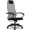 Кресло Метта SU-BP-8 светло-серый для руководителя, сетка/ткань фото 4