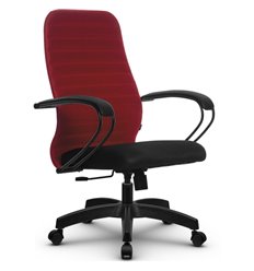 Кресло Метта SU-CP-10 красный для руководителя, ткань