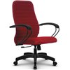 Кресло Метта SU-CP-10 красный для руководителя, ткань фото 4