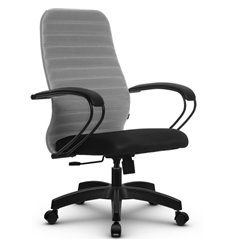 Офисное кресло Метта SU-CP-10 (SU-СК130-10) PL светло-серый, ткань, крестовина пластик, топган фото 1