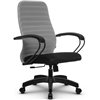 Кресло Метта SU-CP-10 светло-серый для руководителя, ткань фото 1