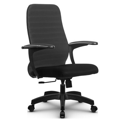 Кресло Метта SU-CM-10 темно-серый для руководителя, ткань
