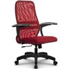 Кресло Метта SU-CM-8 красный для руководителя, сетка/ткань фото 4