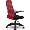 Кресло Метта SU-CM-8P красный для руководителя, сетка/ткань фото 3