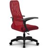 Кресло Метта SU-CM-8P красный для руководителя, сетка/ткань фото 6