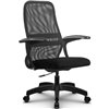 Кресло Метта SU-CM-8P темно-серый для руководителя, сетка/ткань фото 1