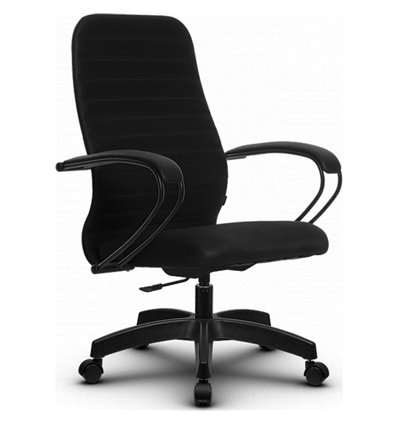 Кресло Метта SU-CP-10P черный для руководителя, ткань
