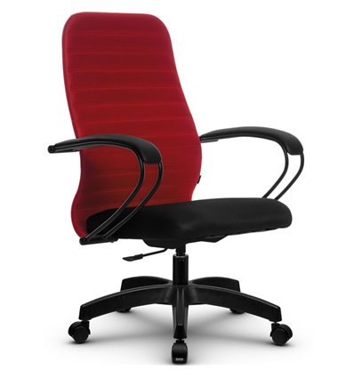 Кресло Метта SU-CP-10P красный для руководителя, ткань
