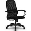 Кресло Метта SU-CP-8 черный для руководителя, сетка/ткань фото 1