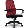 Кресло Метта SU-CP-8 красный для руководителя, сетка/ткань фото 1