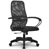 Кресло Метта SU-CP-8 темно-серый для руководителя, сетка/ткань фото 1