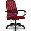 Кресло Метта SU-CP-8P красный для руководителя, сетка/ткань фото 4