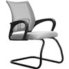 Кресло Метта SU-CS-9F2 светло-серый для посетителя, сетка/ткань фото 4