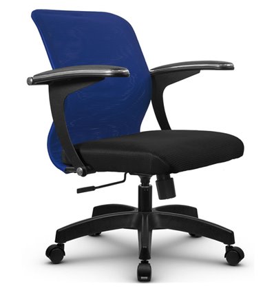 Кресло Метта SU-M-4 синий для оператора, сетка/ткань