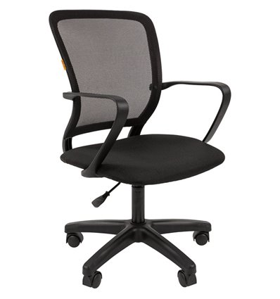 Кресло CHAIRMAN 698 LT BLACK для оператора, сетка/ткань, цвет черный