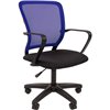 Кресло CHAIRMAN 698 LT BLUE для оператора, сетка/ткань, цвет синий/черный фото 1