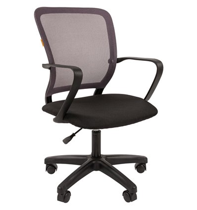 Кресло CHAIRMAN 698 LT GREY для оператора, сетка/ткань, цвет серый/черный