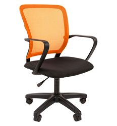 Кресло CHAIRMAN 698 LT ORANGE для оператора, сетка/ткань, цвет оранжевый/черный