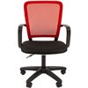 Кресло CHAIRMAN 698 LT RED для оператора, сетка/ткань, цвет красный/черный фото 2