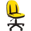 Кресло CHAIRMAN KIDS 122 Black Yellow детское, экокожа, цвет черный/желтый фото 1