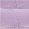 Стул LML-7094 Alex White велюр фиолетовый, ножки белые фото 9