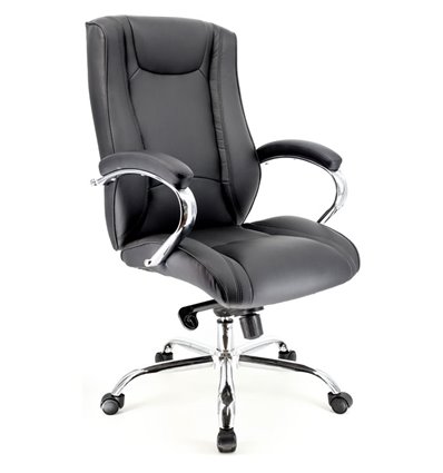 Кресло EVERPROF ARGO LB M PU Black для руководителя, экокожа, цвет черный