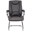 Кресло EVERPROF ARGO CF PU Black для посетителя, экокожа, цвет черный фото 2