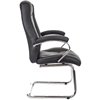 Кресло EVERPROF ARGO CF PU Black для посетителя, экокожа, цвет черный фото 3