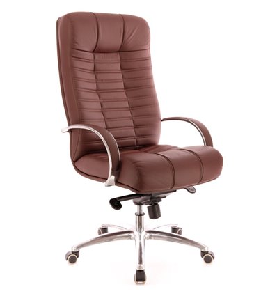 Кресло EVERPROF Atlant AL M Brown для руководителя, экокожа, цвет коричневый