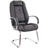 Кресло EVERPROF DRIFT Full CF PU Black для посетителя, экокожа, цвет черный фото 1