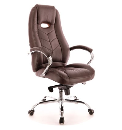 Кресло EVERPROF DRIFT M PU Brown для руководителя, экокожа, цвет коричневый