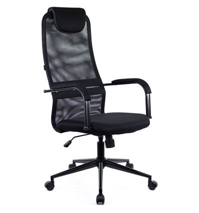 Кресло EVERPROF EP-705 Mesh Black для руководителя, сетка/ткань, цвет черный