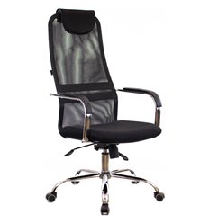 Кресло EVERPROF EP-708 TM Mesh Black для руководителя, сетка/ткань, цвет черный