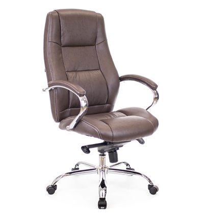 Кресло EVERPROF KRON M PU Brown для руководителя, экокожа, цвет коричневый