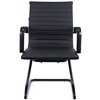 Кресло EVERPROF LEO CF Black PU для посетителя, экокожа, цвет черный фото 2