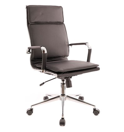 Кресло EVERPROF NEREY T Black для руководителя, экокожа, цвет черный