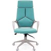 Кресло EVERPROF Trio Grey TM Blue для руководителя, ткань, цвет бирюзовый фото 2
