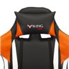 Кресло Zombie VIKING TANK ORANGE игровое, экокожа, цвет черный/оранжевый/белый фото 6