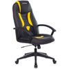 Кресло Zombie VIKING-8/BL+YELL игровое, экокожа, цвет черный/желтый фото 1