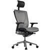 Кресло Schairs AEON - A01S для руководителя, эргономичное, сетка, цвет светло-серый фото 1