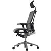 Кресло Schairs AEON - A01S для руководителя, эргономичное, сетка, цвет светло-серый фото 3